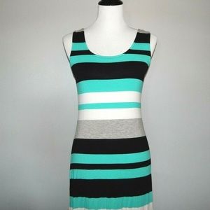 Merona Striped Sleeveless Maxi Dress
